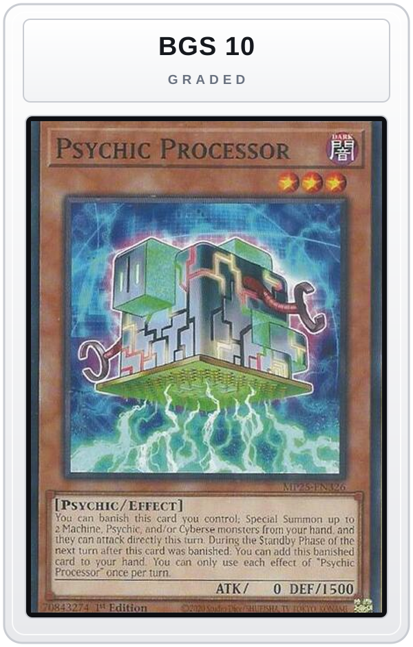 Graded - Psychic Processor — BGS 10 graded overlay