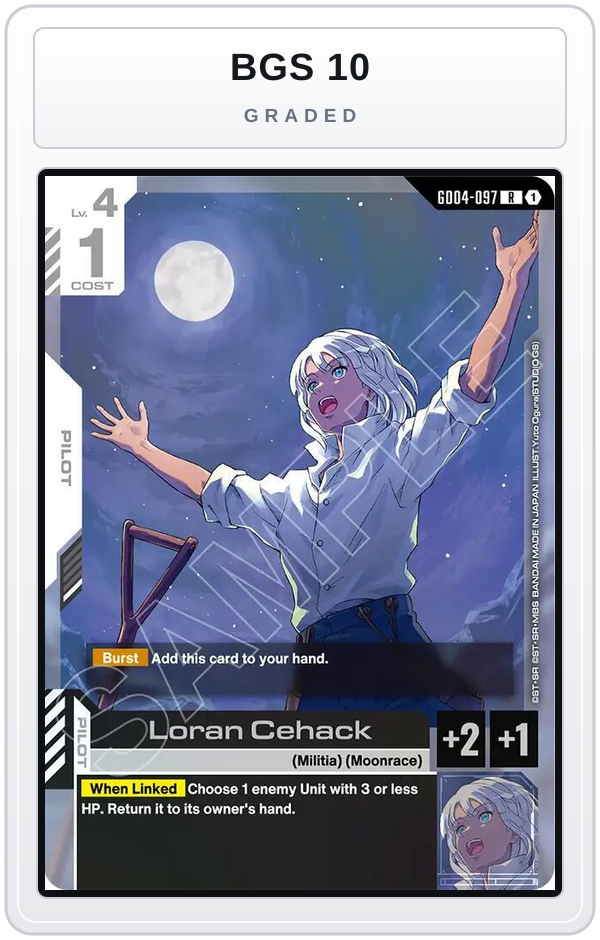 Graded - Loran Cehack — BGS 10 graded overlay