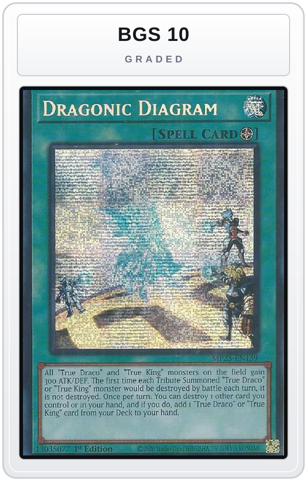 Graded - Dragonic Diagram — BGS 10 graded overlay