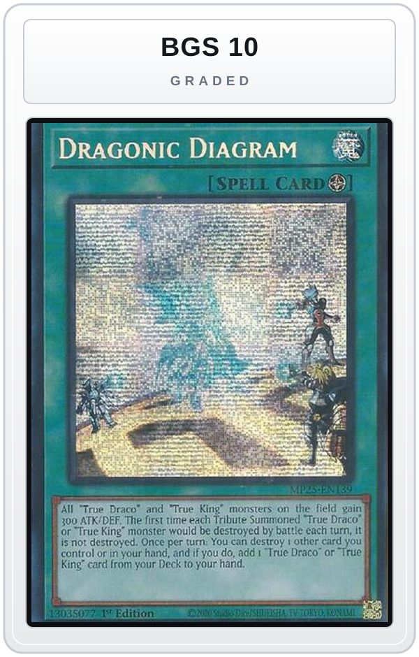Graded - Dragonic Diagram — BGS 10 graded overlay