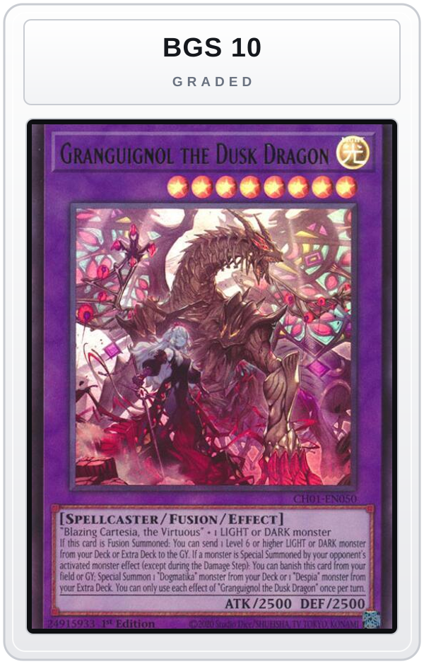 Graded - Granguignol the Dusk Dragon — BGS 10 graded overlay