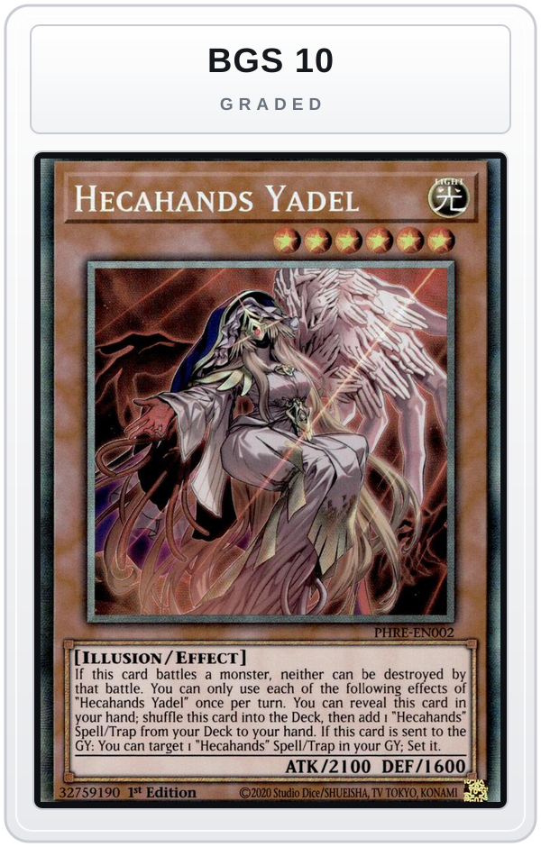 Graded - Hecahands Yadel (CR) — BGS 10 graded overlay