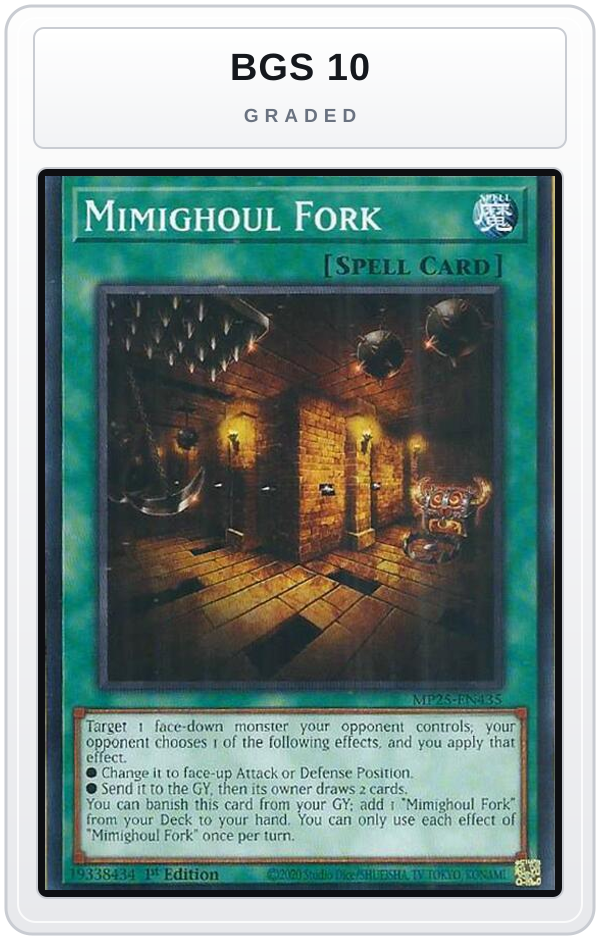 Graded - Mimighoul Fork — BGS 10 graded overlay