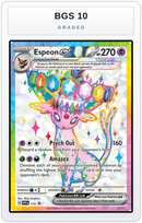 Graded - Espeon ex - 175 — BGS 10 graded overlay
