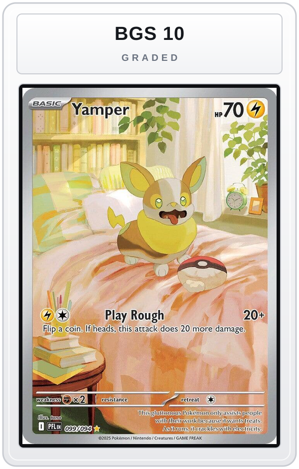 Graded - Yamper - 099/094 — BGS 10 graded overlay