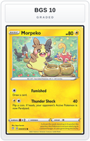 Graded - Morpeko (035) — BGS 10 graded overlay