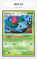 Graded - Ivysaur — BGS 10 graded overlay