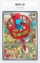 Graded - Riolu - 010 — BGS 10 graded overlay