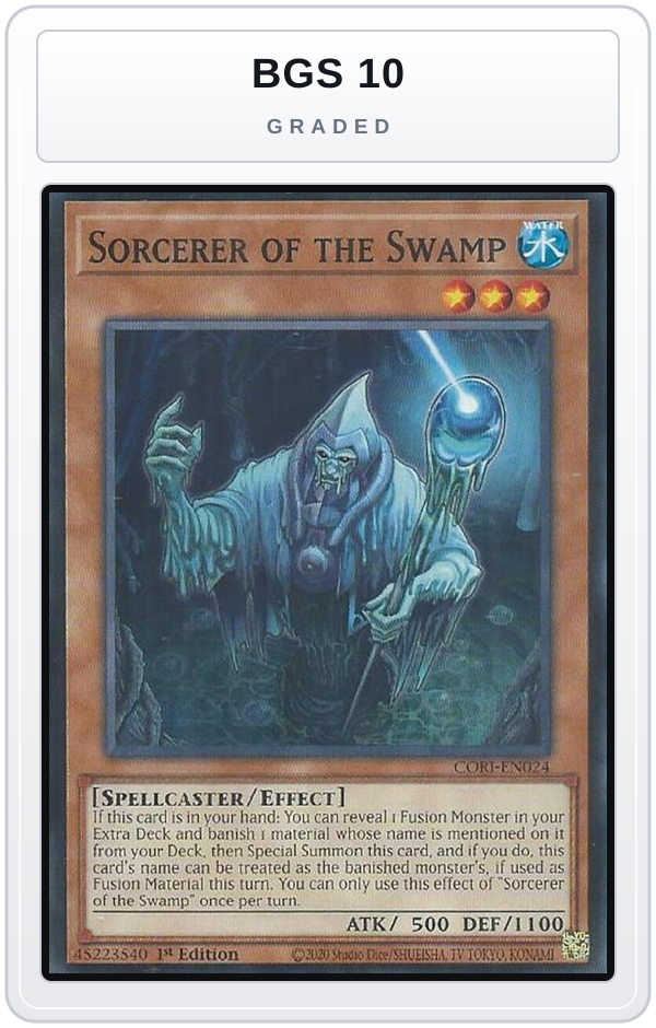 Graded - Sorcerer of the Swamp — BGS 10 graded overlay
