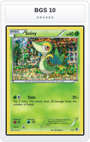 Graded - Snivy - 1/12 — BGS 10 graded overlay