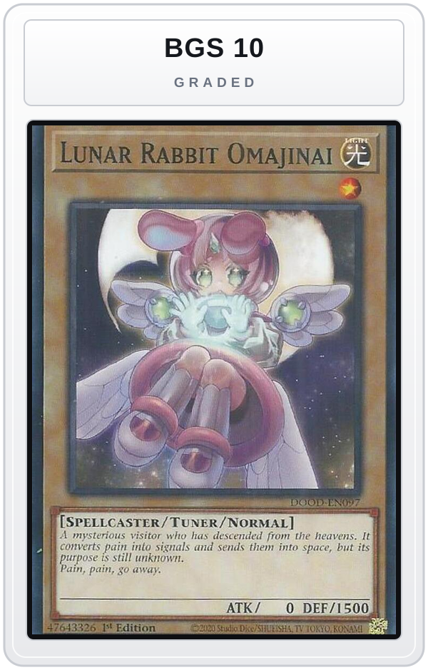 Graded - Lunar Rabbit Omajinai — BGS 10 graded overlay