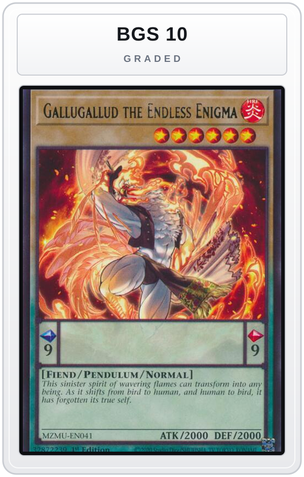 Graded - Gallugallud the Endless Enigma — BGS 10 graded overlay