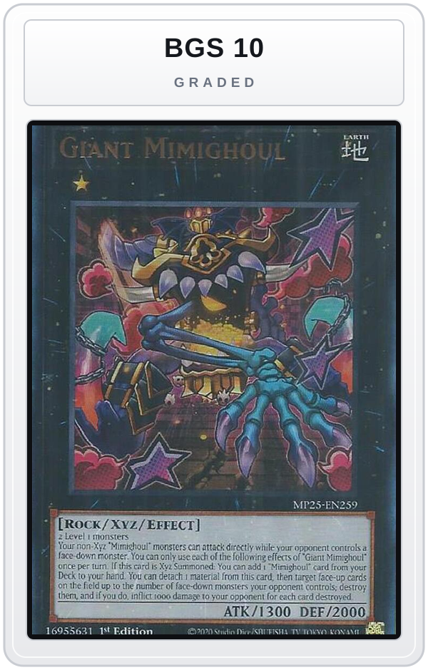 Graded - Giant Mimighoul — BGS 10 graded overlay