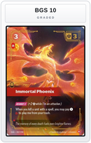 Graded - Immortal Phoenix — BGS 10 graded overlay