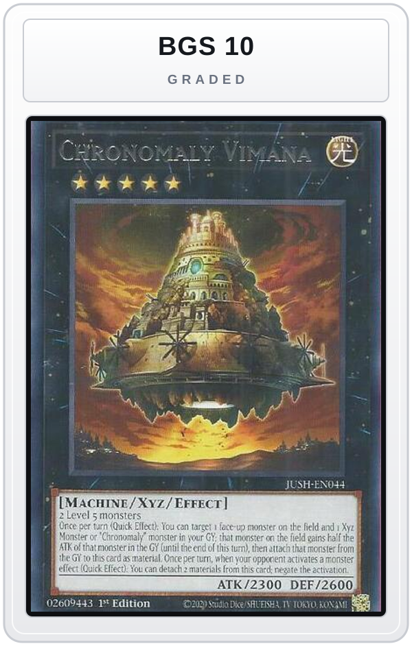 Graded - Chronomaly Vimana — BGS 10 graded overlay