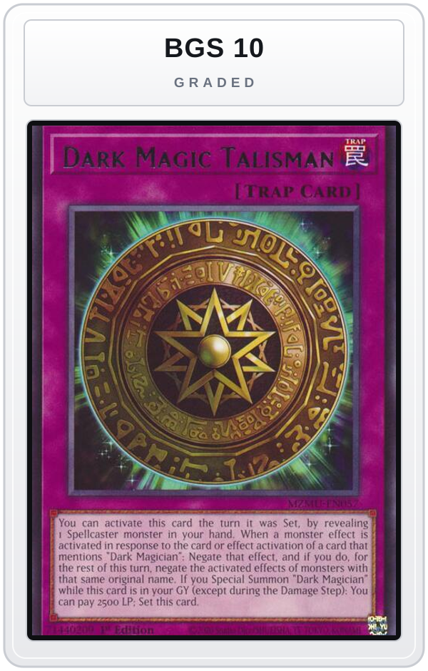 Graded - Dark Magic Talisman — BGS 10 graded overlay