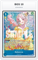 Graded - Rebecca (OP15-053) — BGS 10 graded overlay