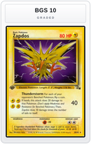 Graded - Zapdos (30) — BGS 10 graded overlay