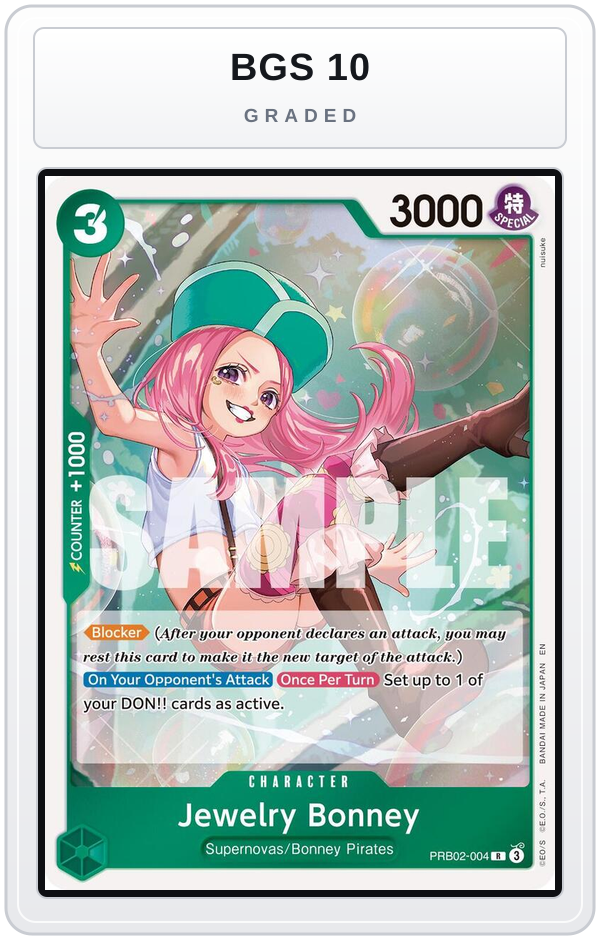 Graded - Jewelry Bonney -PRB02-004 — BGS 10 graded overlay