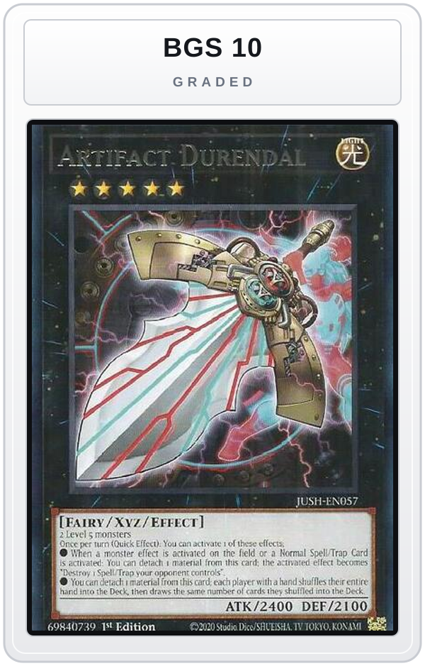 Graded - Artifact Durendal — BGS 10 graded overlay