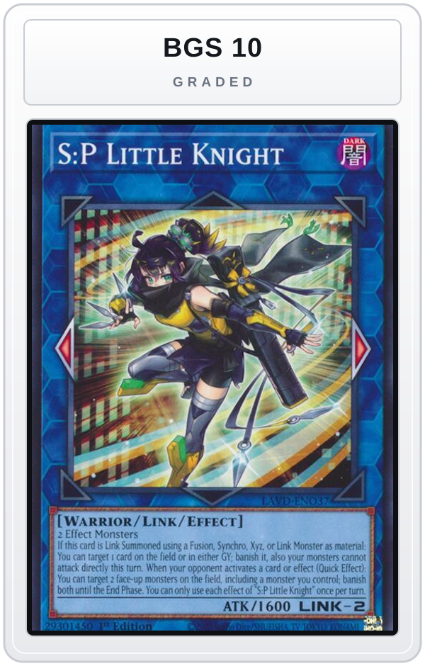 Graded - S:P Little Knight (LAVD-ENO37) — BGS 10 graded overlay