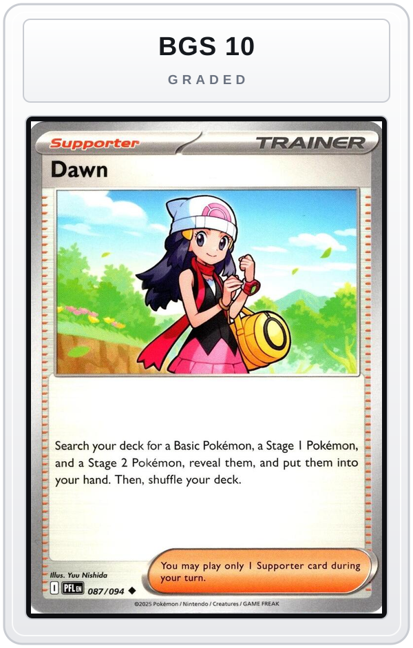 Graded - Dawn — BGS 10 graded overlay