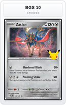 Graded - Zacian — BGS 10 graded overlay