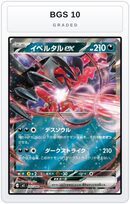 Graded - Yveltal ex - 052/080 — BGS 10 graded overlay