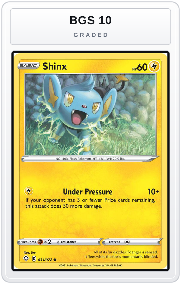 Graded - Shinx — BGS 10 graded overlay