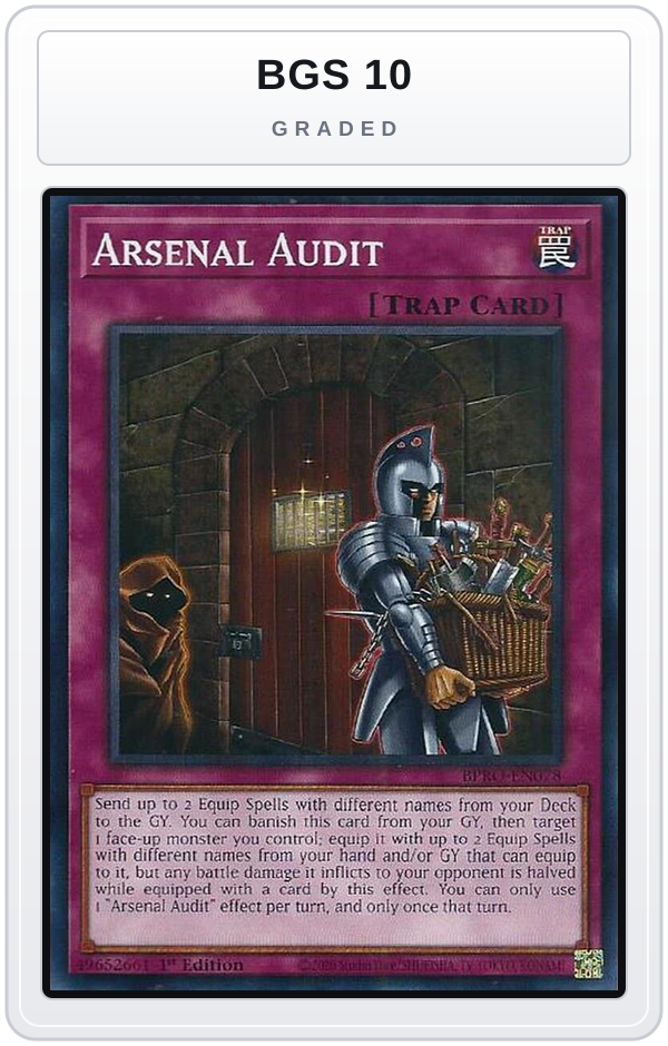 Graded - Arsenal Audit — BGS 10 graded overlay