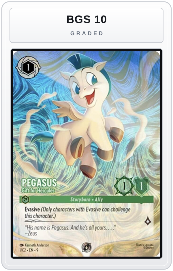 Graded - Pegasus - Gift for Hercules (1) — BGS 10 graded overlay