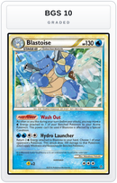 Graded - Blastoise — BGS 10 graded overlay