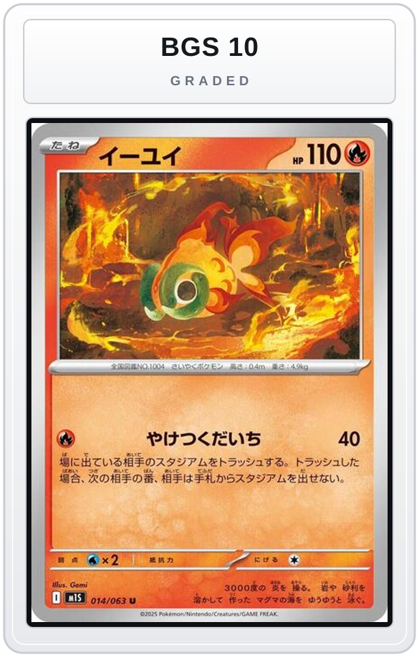 Graded - Chi-Yu — BGS 10 graded overlay