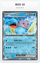 Graded - Lapras ex — BGS 10 graded overlay