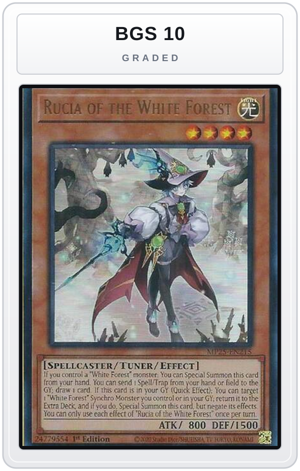 Graded - Rucia of the White Forest — BGS 10 graded overlay