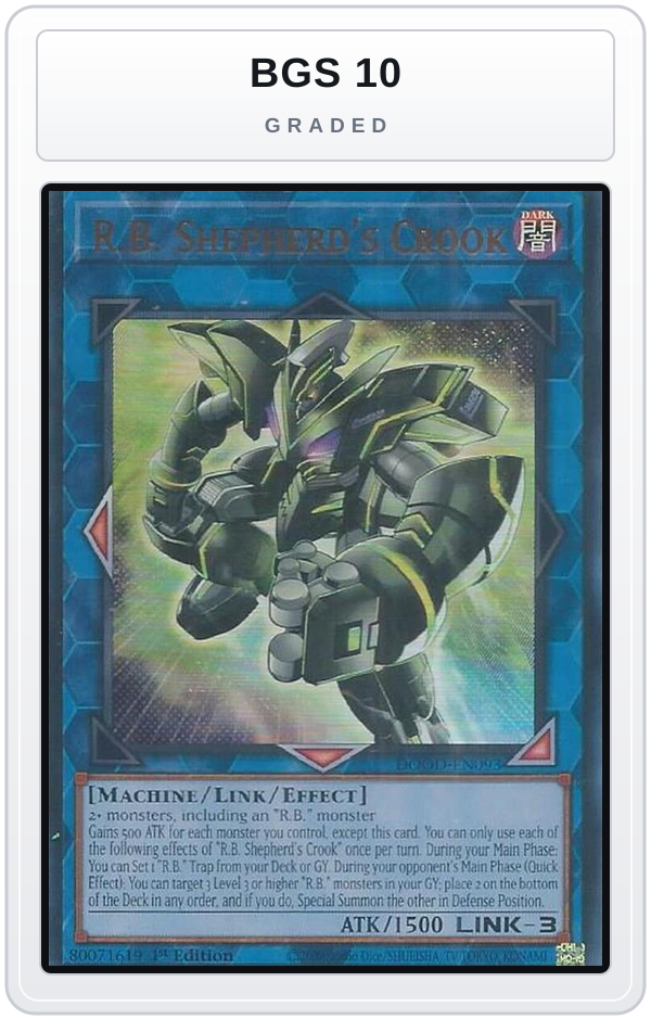 Graded - R.B. Shepherd's Crook — BGS 10 graded overlay
