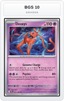 Graded - Deoxys - 031/086 — BGS 10 graded overlay