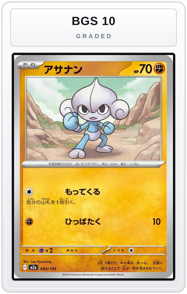 Graded - Meditite — BGS 10 graded overlay