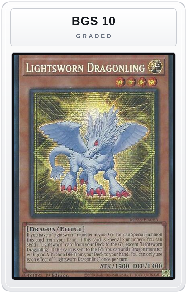 Graded - Lightsworn Dragonling — BGS 10 graded overlay