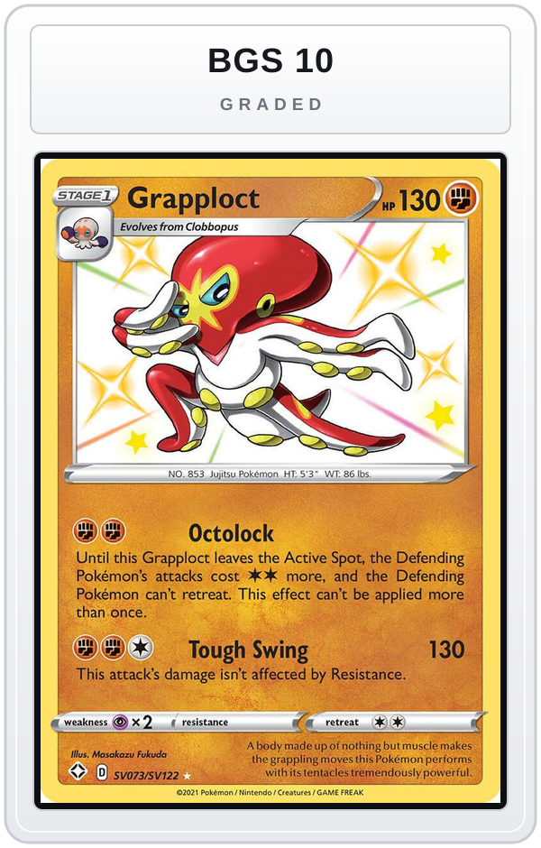 Graded - Grapploct — BGS 10 graded overlay