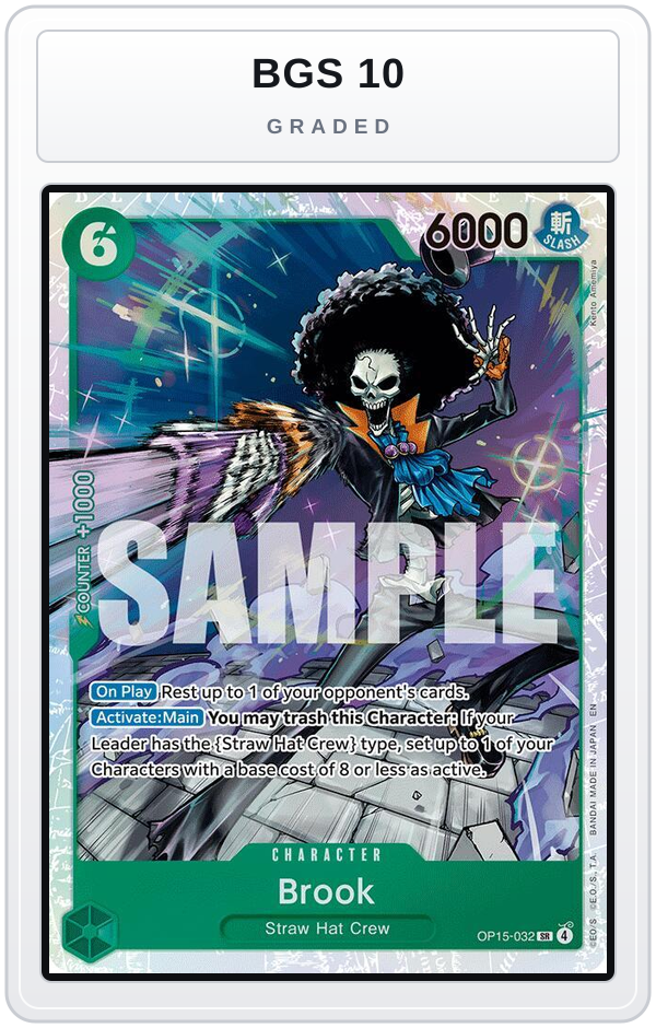 Graded - Brook (OP15-032) — BGS 10 graded overlay