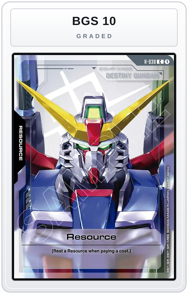Graded - Resource (R-038) — BGS 10 graded overlay