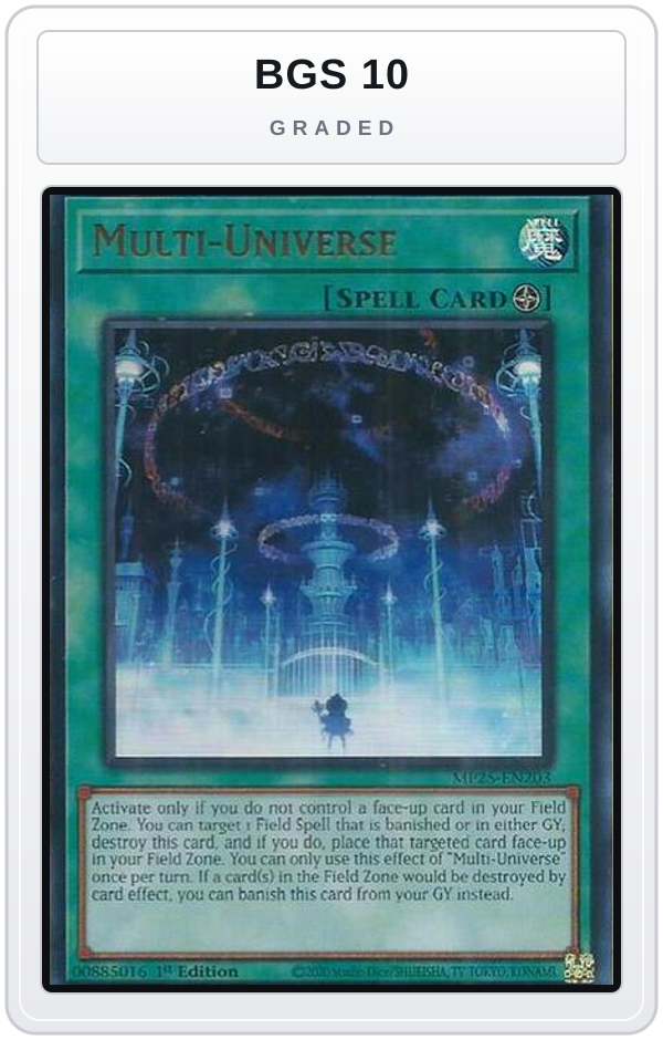 Graded - Multi-Universe — BGS 10 graded overlay