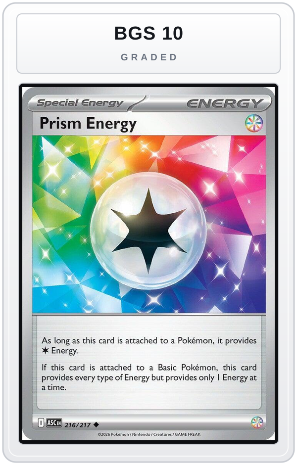 Graded - Prism Energy — BGS 10 graded overlay