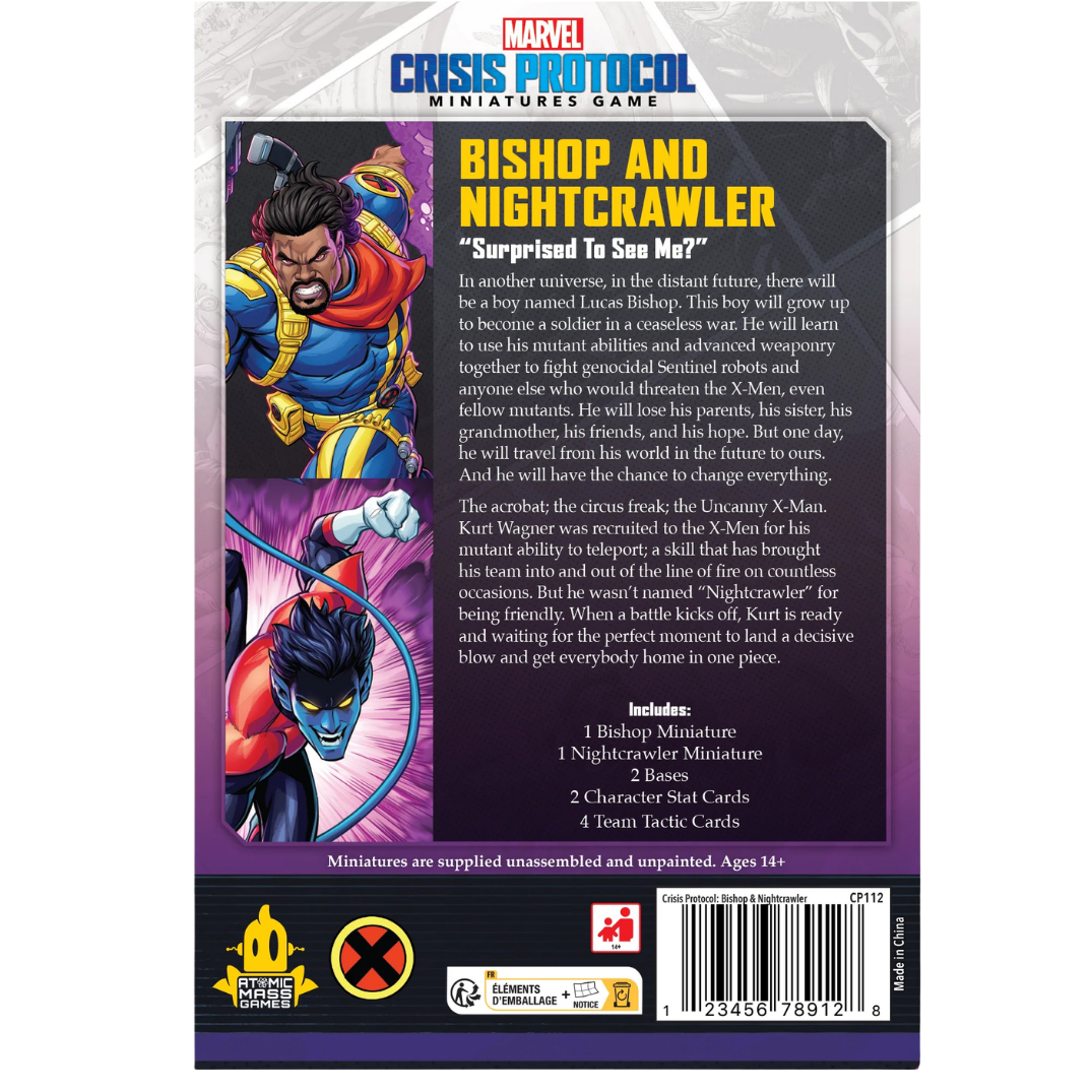 Marvel: Crisis Protocol: Bishop & Nightcrawler - Character Pack