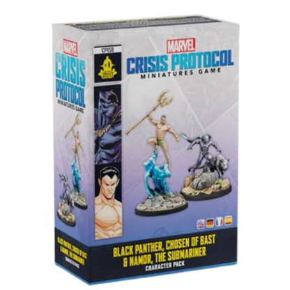 Marvel: Crisis Protocol: Black Panther, Chosen of Bast & Namor The Sub-Mariner - Character Pack