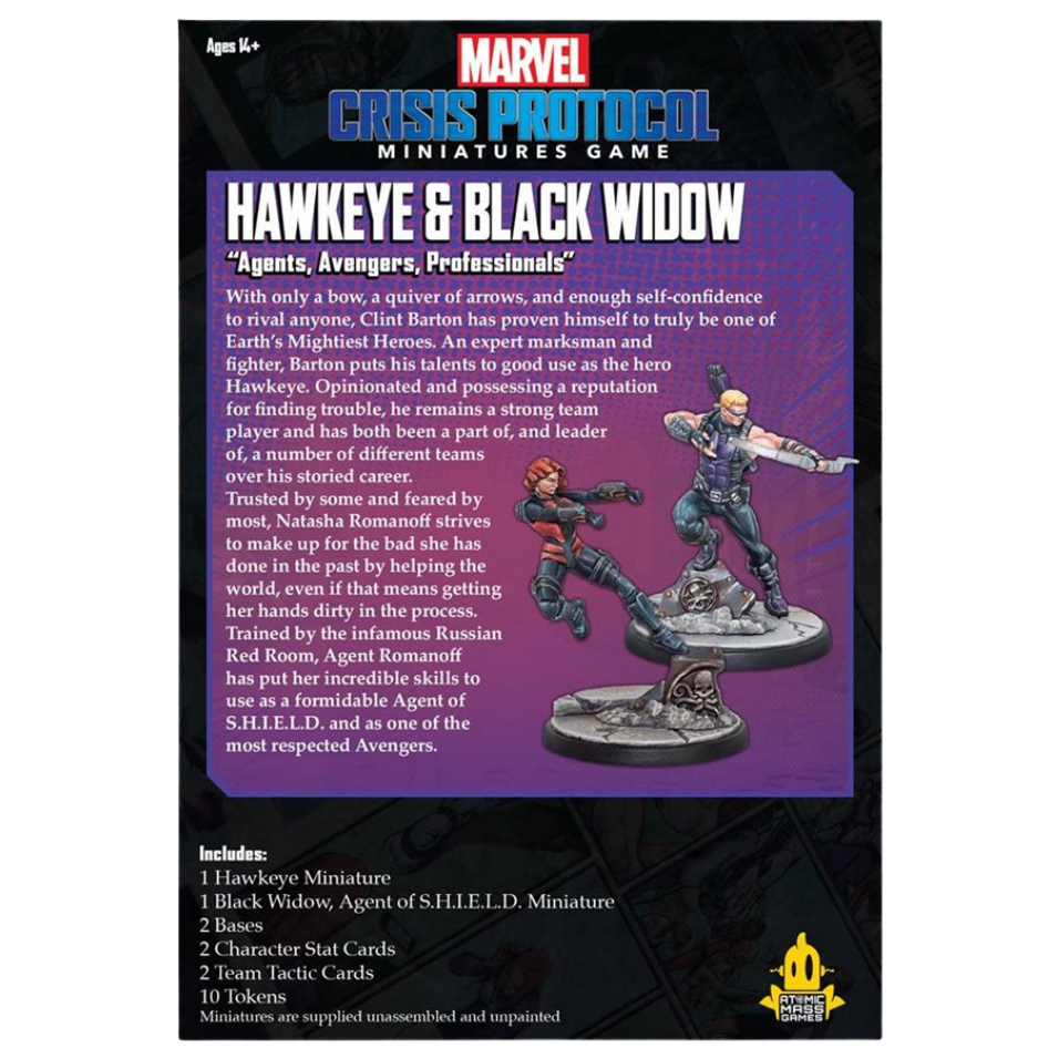 Marvel: Crisis Protocol: Hawkeye & Black Widow - Character Pack