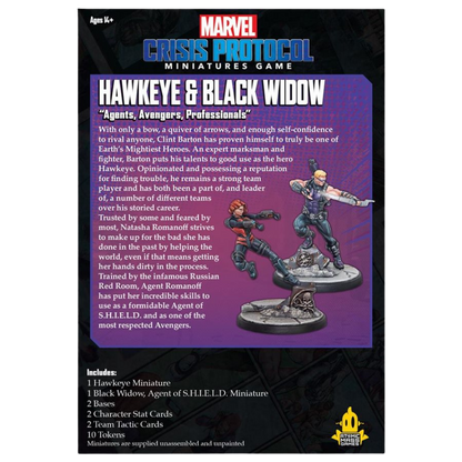 Marvel: Crisis Protocol: Hawkeye & Black Widow - Character Pack