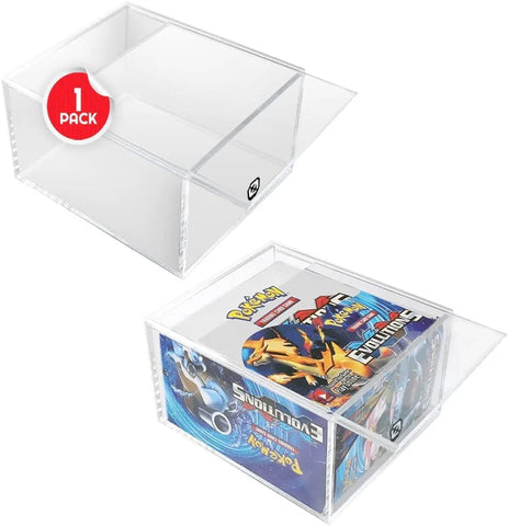 Pokemon Booster Box w/ Sliding Lid Anti-UV - Acrylic Protector 4.0MM