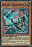 Zoodiac Thoroughblade [MP17-EN184] Ultra Rare